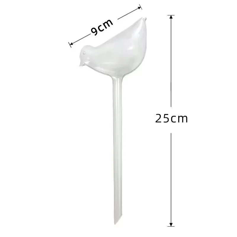 Dispositivo automático de irrigação para plantas em formato de pássaro - Sistema de rega por gotejamento para jardins e vasos